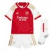 Arsenal Gabriel Jesus #9 Babykleding Thuisshirt Kinderen 2023-24 Korte Mouwen (+ korte broeken)